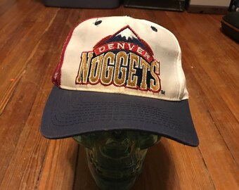 Vintage Denver Nuggets old style logo snapback hat rare - nba basketball
