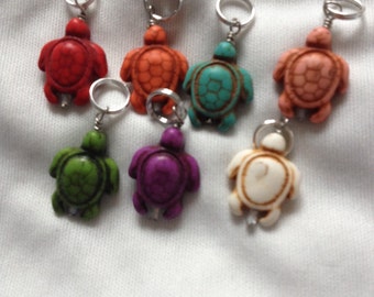 Turtle Stitch Markers - Set of 7