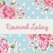 RESERVED Listing for Julie K., 8 Spools of Tinsel Twine, Tinsel Trim, 8 yards each