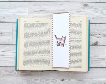 Cat Bookmark, Tabby Cat, Cat Lover, Cat Gift, Cat Birthday Gift, Cat Birthday, Crazy Cat Lady, Kitty Bookmark, Kitten Bookmark, Pet Bookmark