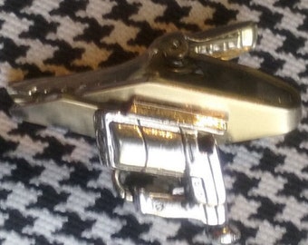 Vintage tie bar clip, tie slide, tie bar, or tie clasp Craftsman