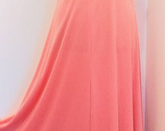 1960s Sleeveless Maxi Dress, Size L