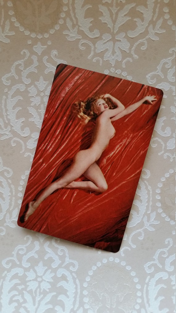 Vintage marilyn monroe playing cards