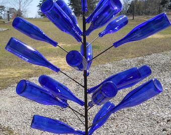 The "Unruly" Glass Bottle Tree!