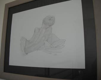 A3 pencil art