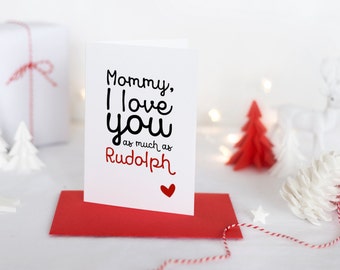 Personalised Printable Christmas Card | Custom Christmas Printable Decor | Christmas Gifts for Mom | INSTANT DOWNLOAD 5x7 8x10 Printable Art