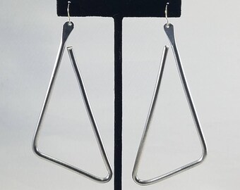 Aluminum statement large lightweight earrings