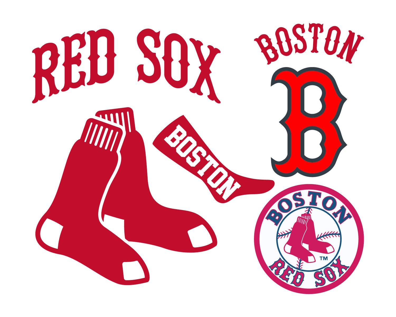 Download Boston Red Sox Cut Files Boston Red Sox SVG Files Boston Red