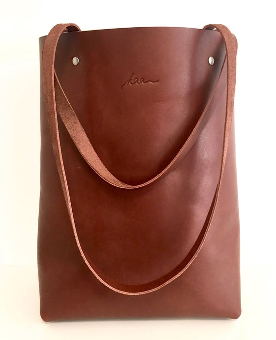 Brown Leather tote bag
