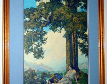 Maxfield Parrish Original 1927 HILLTOP Art Print