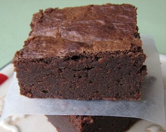 4 Large 4x4 Fudge Brownies