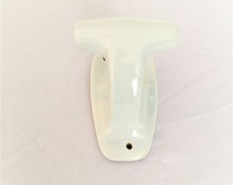 french vintage porcelain peg rack