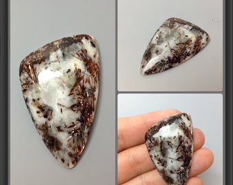 Astrophyllite cabochon 44x27x5mm