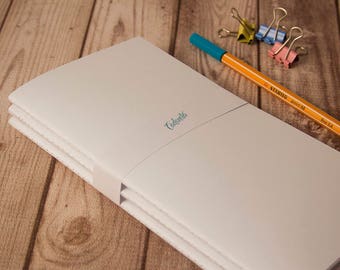 Pack of 3 notebook inserts, Midori insert, Travelers notebook, Midori notebook, Fauxdori, Midori refill, Bullet journal, Midori notebooks