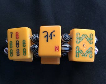 Vintage Bakelite Mahjong Bracelet