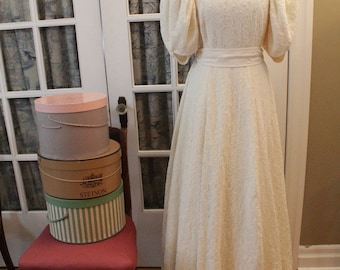 Late 1930's Wartime Wedding Dress