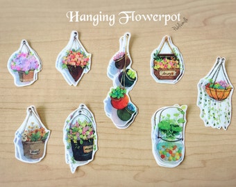 Washi sticker, Sticker Pack,Flake Stickers, Flake Seal, Die Cut Stickers, Masking Tape Sticker