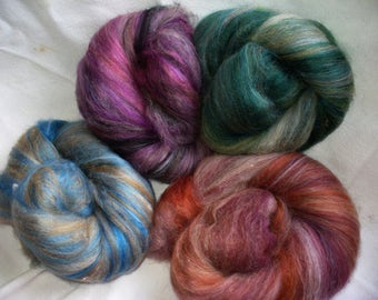 Multi FiberedBatts for Hand Spinning Yarn