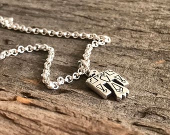 Navajo Eagle Necklace, Thunderbird Pendant, Southwest Jewelry, Navajo Jewelry, Sterling Silver Necklace, Bohemian Necklace, Bohemian Jewelry