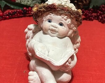 Vintage Angel from Dreamsicles Angel holding a Book 1996 Collection Christmas Decor