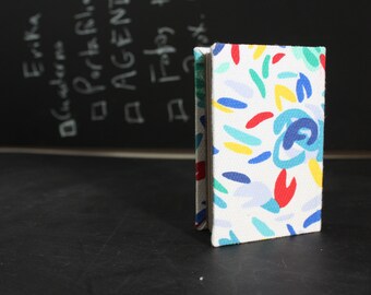 Floral pattern mini hardcover journal