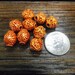 Nepali handcrafted gold plated beads(2pc)