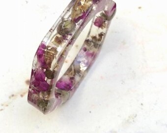 Octagon Flower Bangle