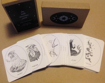 PREORDER; The Little Monsters Tarot and Guidebook