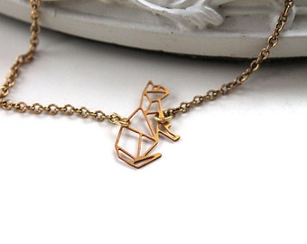 Golden cat kitty kitten bracelet filigree geometric