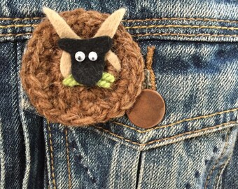 Manx Loaghtan Sheep Badge