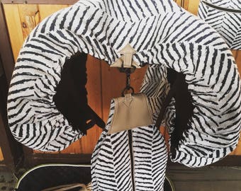 Large herringbone saddle cover