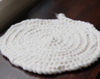 Organic, White Upland Cotton Carded Sliver - 4 ounces