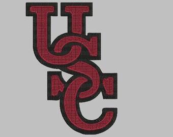 University of South Carolina machine embroidery design