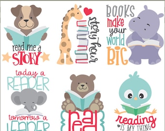 childrens wall art read print reading quotes for