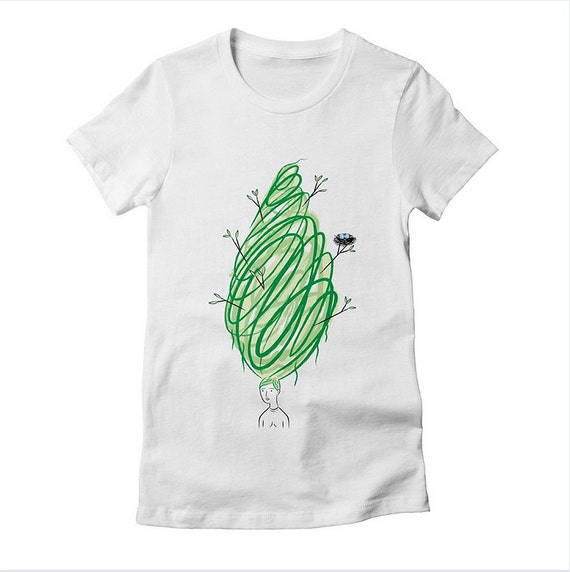 Let It Grow - women's fitted T-shirt - women's tee by Oliver Lake - iOTA iLLUSTRATiON