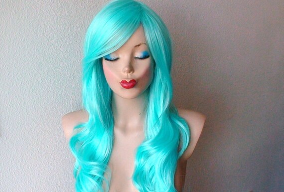 Long Blue Mermaid Wig - wide 4