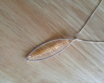 Citrine Pod Pendant