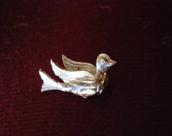 bird, silver, vintage, pin, brooch, sale