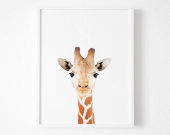 nursery decor, nursery wall art, Giraffe Print, animal nursery prints, nursery animal print,animal print for nursery,nursery