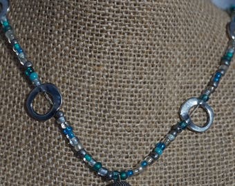 Turquoise and lime barrel