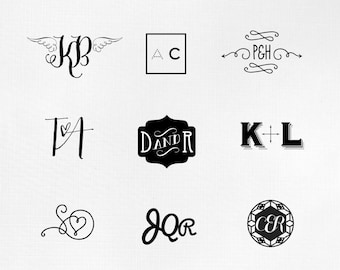 Monogram logo | Etsy