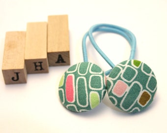 Children/Everyday/Girls - Fabric covered button hair tie
