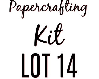Papercrafting Kit Lot 14