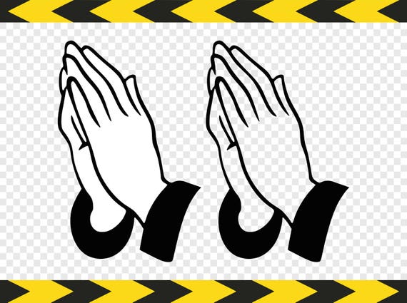 Download Pray Svg Christian Praying hands Prayer Clipart Dxf Pdf Png