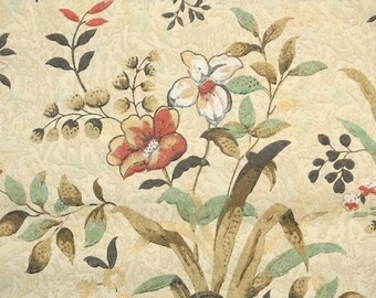 1920s Vintage Wallpaper by the Yard - Early 20th Century Floral Wallpaper
