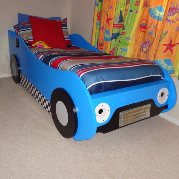 DIY Kids' Racing Car Bed woodworking plans
