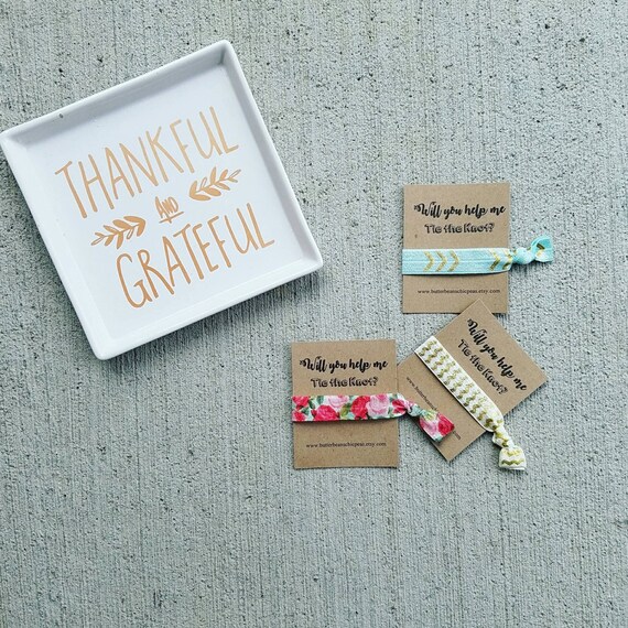 Will you help me Tie the Knot Bridal Party or Shower Favors.