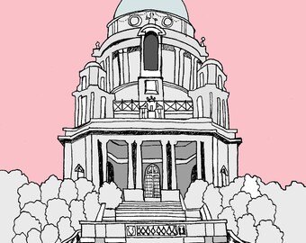 A3 Poster: Ashton Memorial, Lancaster, UK