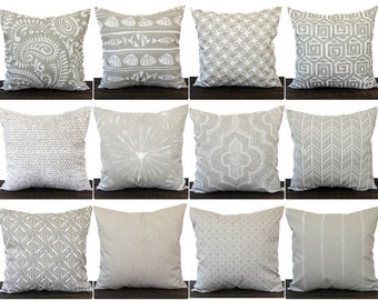 Pillow, Throw Pillow, Pillow Cover, Cushion, Decorative Pillow, Cove Beige Tan White Neutral Nautical Beach Sailing