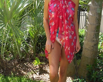 Beach Sarong / Beach Cover Up / Pareo / Bathing Suit Cover Ups / Beach Cover Ups / Beach Wrap / Swim Cover Ups / Gift for Her